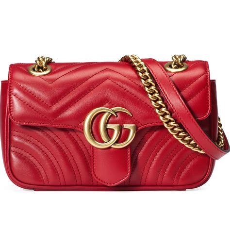 gucci gg marmont matelassé mini shoulder bag|More.